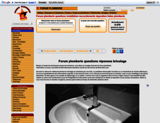 forum-plomberie.com screenshot