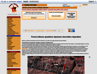 forum-toitures.com screenshot