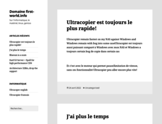forum-ultracopier.first-world.info screenshot