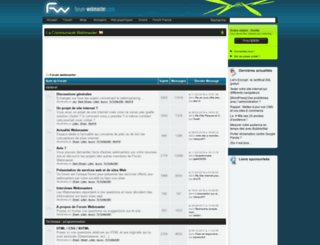 forum-webmaster.com screenshot