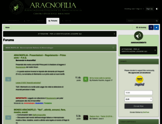 forum.aracnofilia.org screenshot