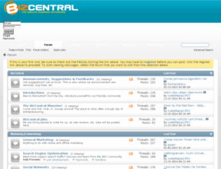 forum.bizcentral.com screenshot
