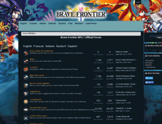 forum.bravefrontier-rpg.com screenshot