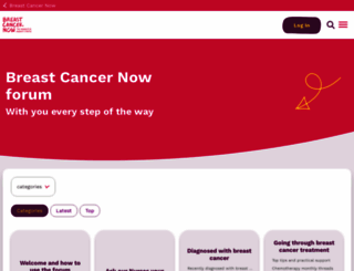 forum.breastcancernow.org screenshot