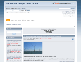 forum.cabledatasheet.com screenshot