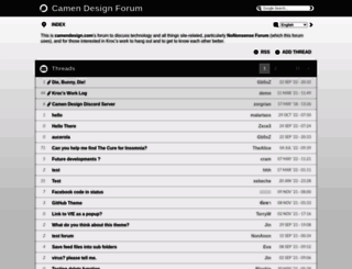 forum.camendesign.com screenshot