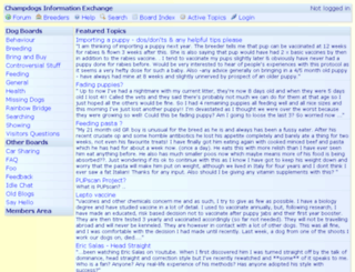 forum.champdogs.co.uk screenshot