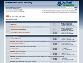forum.daffodilvarsity.edu.bd screenshot