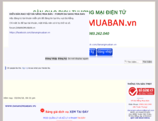 forum.danangmuaban.vn screenshot