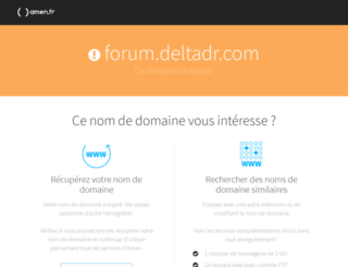 forum.deltadr.com screenshot