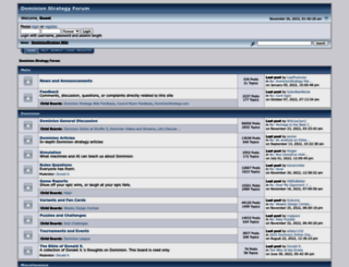 forum.dominionstrategy.com screenshot