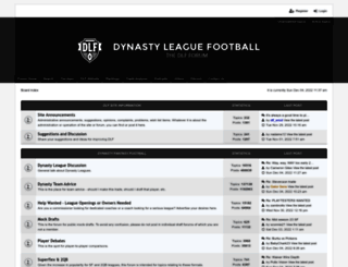 forum.dynastyleaguefootball.com screenshot