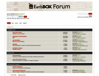 forum.earthbox.com screenshot