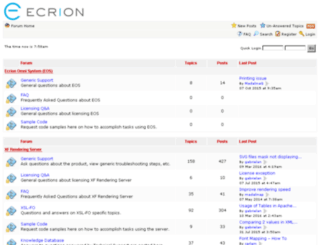 forum.ecrion.com screenshot