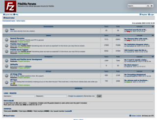 forum.filezilla-project.org screenshot