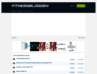 forum.fitnessbloggen.no screenshot