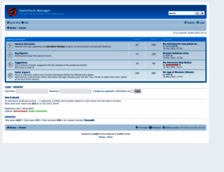 forum.gamesave-manager.com screenshot