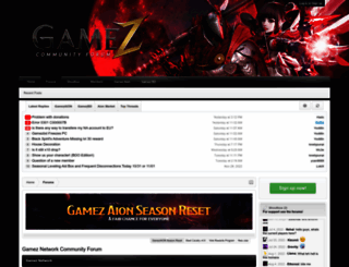 forum.gameznetwork.com screenshot