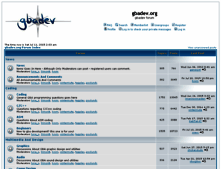 forum.gbadev.org screenshot