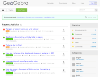 forum.geogebra.org screenshot