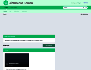 forum.gizmolord.com screenshot