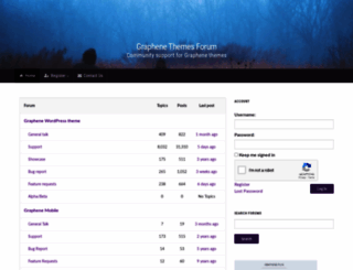 forum.graphene-theme.com screenshot