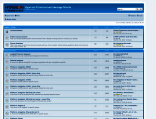 forum.hyperion-entertainment.biz screenshot