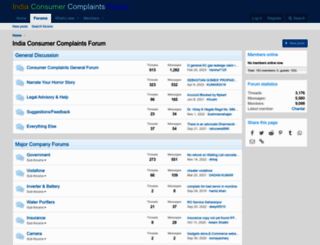 forum.indiaconsumercomplaints.com screenshot