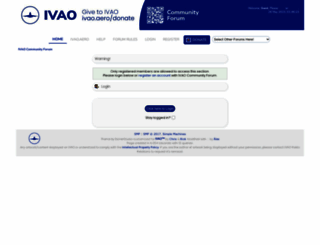 forum.ivao.aero screenshot