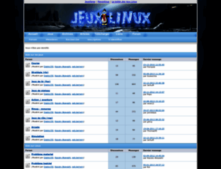 forum.jeuxlinux.fr screenshot