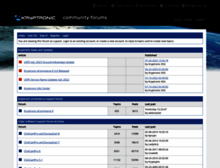 forum.kryptronic.com screenshot