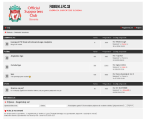 forum.lfc.si screenshot