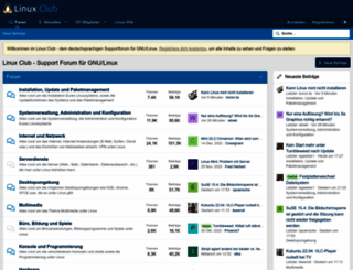 forum.linux-club.de screenshot