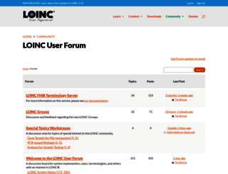 forum.loinc.org screenshot