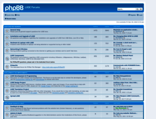 forum.lxde.org screenshot