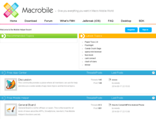 forum.macrobile.com screenshot