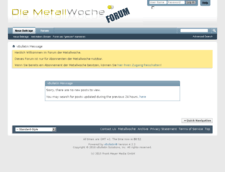 forum.metallwoche.de screenshot
