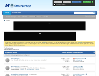 forum.moteurprog.com screenshot