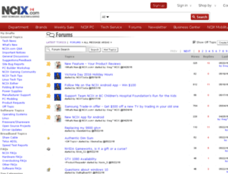 forum.ncix.com screenshot