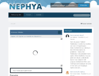 forum.nephya.eu screenshot