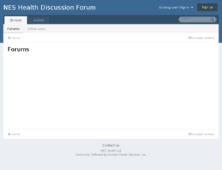 forum.neshealth.com screenshot