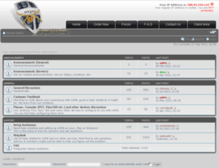 forum.nvpn.net screenshot