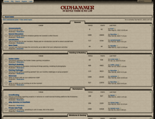 forum.oldhammer.org.uk screenshot