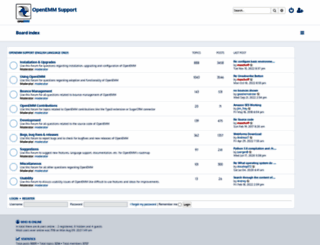 forum.openemm.org screenshot