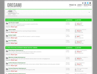 forum.oregami.org screenshot