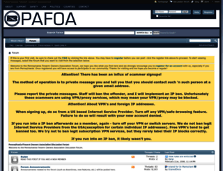 forum.pafoa.org screenshot