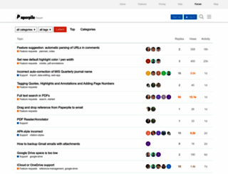 forum.paperpile.com screenshot