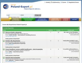 forum.poland-export.pl screenshot