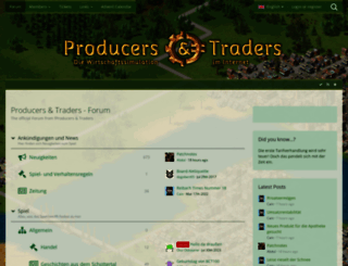 forum.producers-and-traders.de screenshot