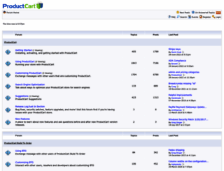 forum.productcart.com screenshot